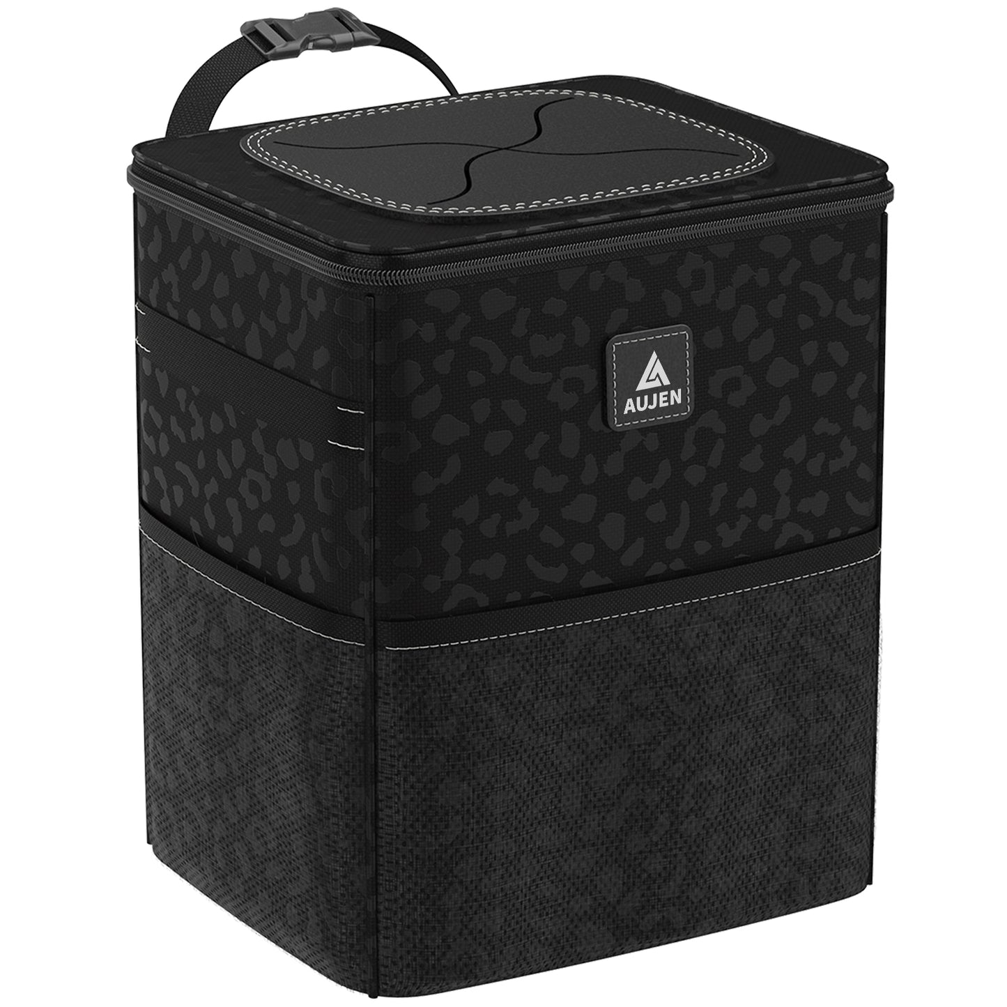 AUJEN Car Trash Can- Easy-to-Install Car Accessory Interior - Leak-Proof Car Organizer and Storage Bag for The Back/Front/Console of Any Cars,Sedans, SUVs & Trucks(Pink)