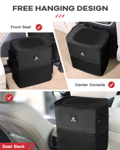 将图片加载到图库查看器，AUJEN Trash Can- Easy-to-Install Car Accessory Interior - Leak-Proof Organizer and Storage Bag for The Back/Front/Console of Any Cars,Sedans, SUVs &amp; Trucks, Black
