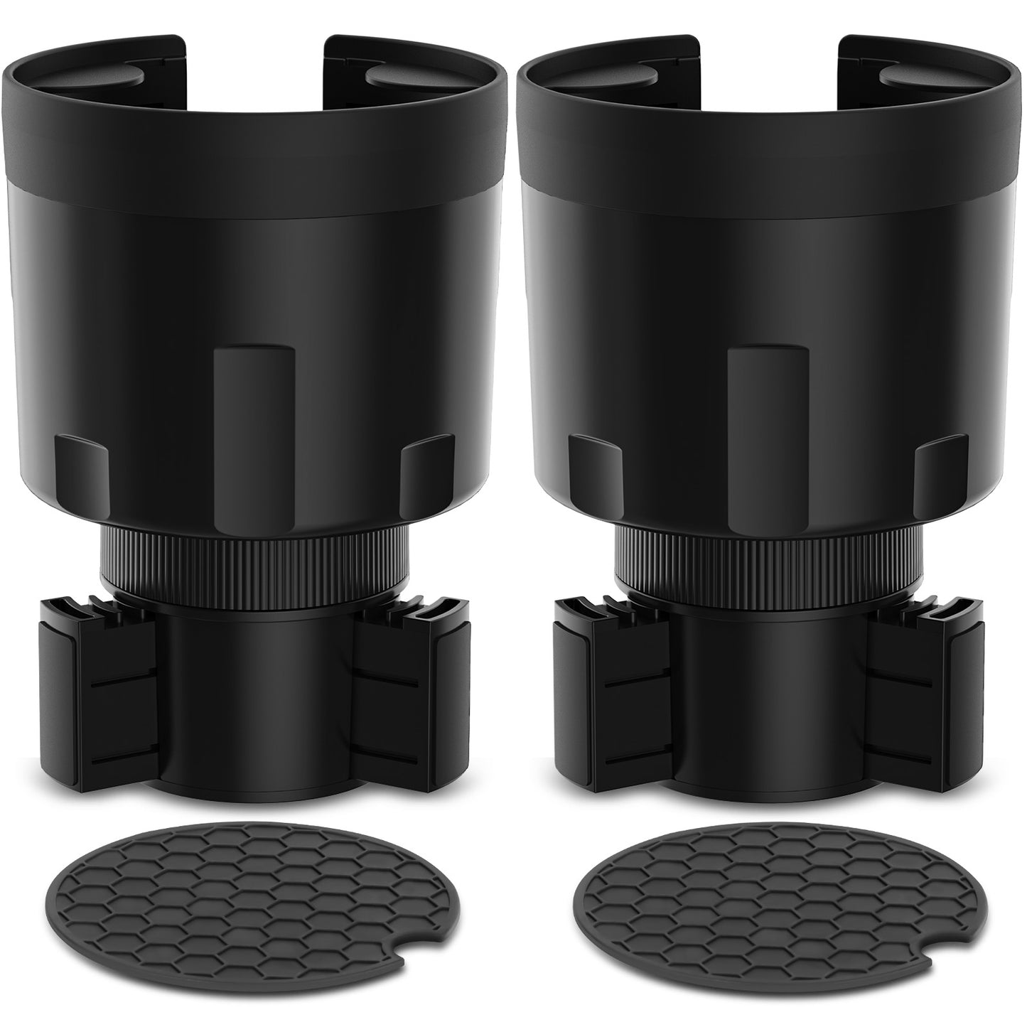 AUJEN Cup Holder Expander for Car - Upgraded Cup Holder w/Offset Option, Adjustable Car Cup Holder Expander, Versatile Car Accessories, Fit Hydro, Yeti, Nalgene, Large Bottles & Big Drinks