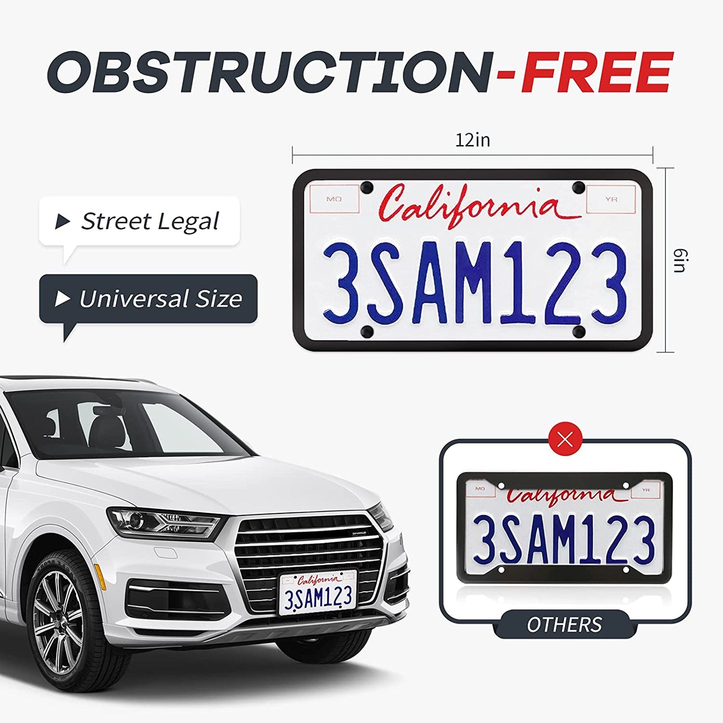 Stainless Steel License Plate Frames