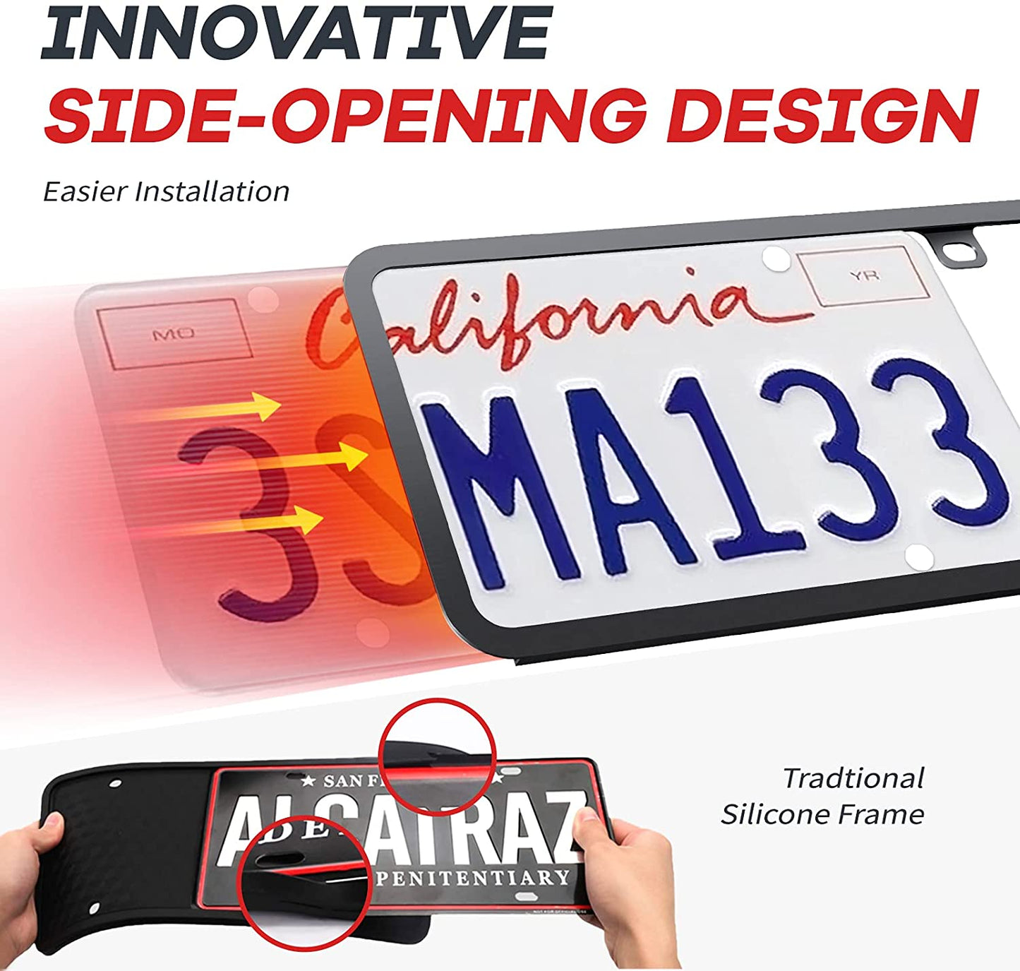 Stainless Steel License Plate Frames
