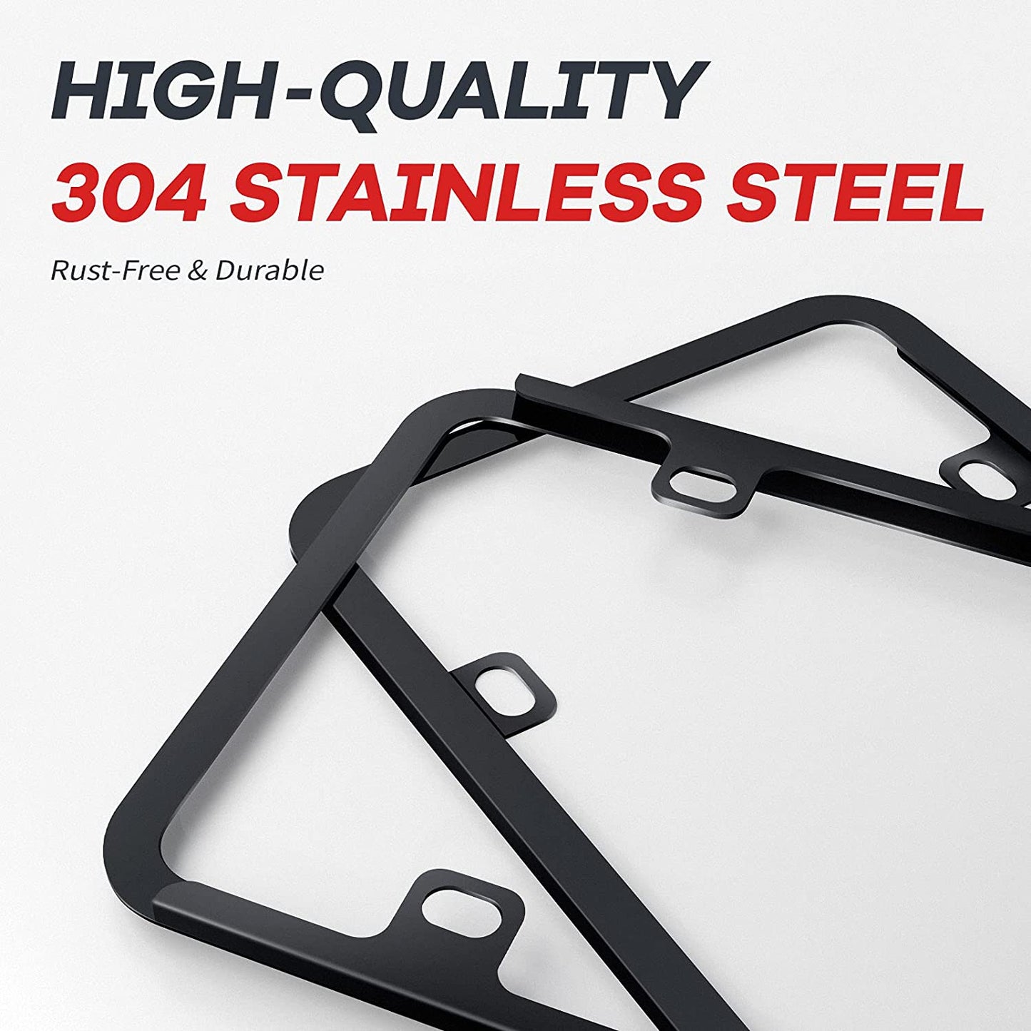 Stainless Steel License Plate Frames
