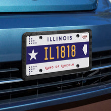 将图片加载到图库查看器，Silicone USA Flag License Plate Frame
